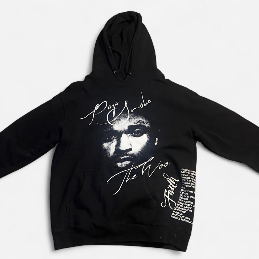 Vlone Men's Black Hoodie